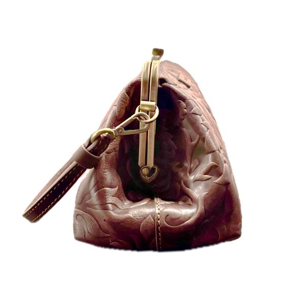 Gianni Conti Italian Brown Leather Satchel Detachable Handbag & Xbody Strap NEW - Picture 4 of 14